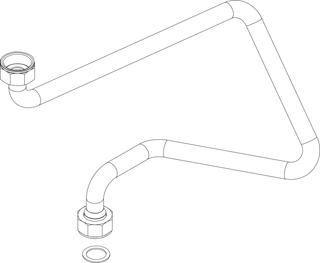 BOSCH Ersatzteil TTNR: 8737709153 Gasrohr