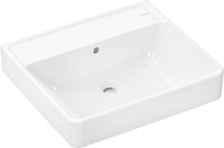 hansgrohe Waschtisch Xanuia Q 550x480mm, o. Hahnl., m ÜL, geschli., we