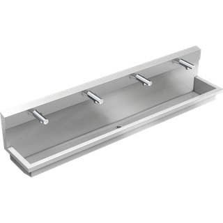 AR Waschplatzeinheit, PLANOX, Edst., 2400x530x450 mm, 4xMBatt. elektronisch