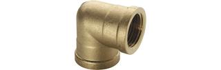 ASW Winkel 3/4", 90Gr, beids IG, Messing CW617N roh