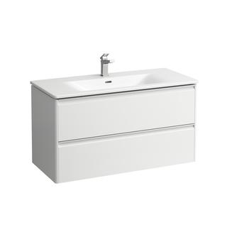 Laufen Waschtisch PALACE Set Base 100x54,3x45 cm, Hahnloch, 2 Schubladen