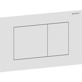Geberit Betätigungsplatte Sigma40 sq, w ma / Etc.besch., f 2-Mg-Spül.