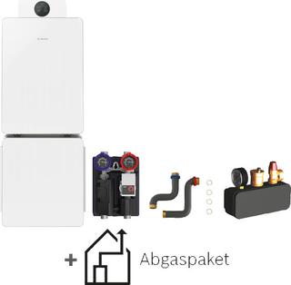 BOSCH Gas-BW-Plus-Paket BOPA GCFS869 GC8800iF-22, WH135-3P, HSM25/6, C33x rot