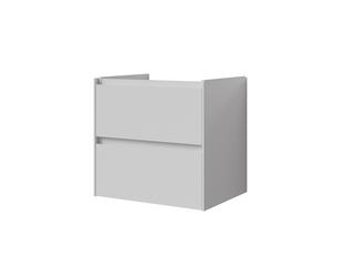 AQ223 WTU 542x570x428mm 2 Auszüge griffl., F: Weiß GL