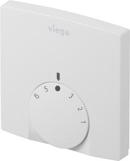 Viega Raumthermostat Fonterra 1230.3 230 V, 7,8x7,85x1,4cm