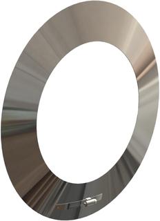 ATEC Wandrosette DN 200/265, d 395mm, PP, Edelstahl blank