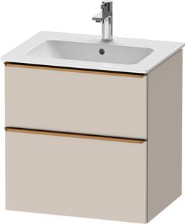 Duravit Waschtisch-Unterschrank D-Neo 61x46,2cm, b geb/Ta m, 1 Kast, 1 Ausz.