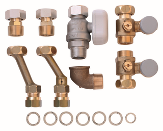 Vaillant Installations-Set ecoTEC VCW R 3/4, Neu-Inst. f baus. Inst.-Systeme