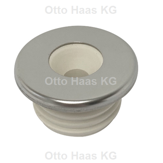 HAAS Gummi-Urinalverbinder 10x35x18mm, m Ro, w, f Urinaldruckspülr.