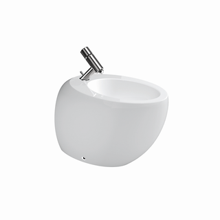 Laufen Stand-Bidet ALESSI ONE weiß LCC, 2 seitliche Löcher