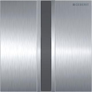 GE Typ 50 Abdeckplatte, eckig für UR-Strg. IR, chrom gebürstet