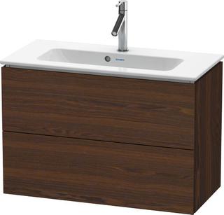 DU WTU Compact L-Cube 550x820x391mm 2 Schubkästen, Nussbaum gebürstet ES Ahorn