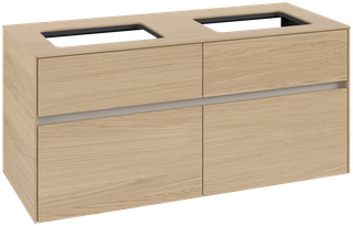 V&B Waschtischunterschrank Collaro 120x54,8x50cm, f 2 WT, nordic oak