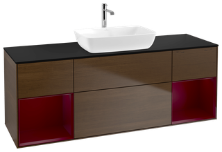 V&B WT-Unterschrank Wandbel. Finion 160cm, Pl bla m, Reg Peo m Lac, wal ven