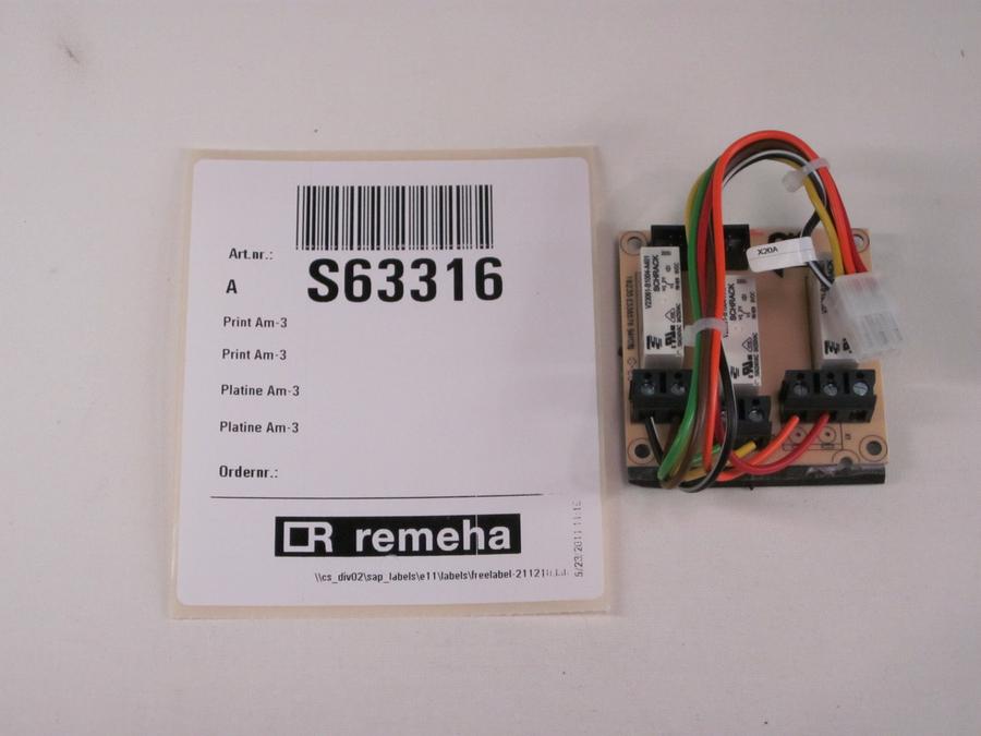 Artikelbild 1 des Artikels „RE PLATINE AM3-2 (3 relais) S63316 “