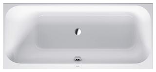 Duravit Rechteck-Badewanne Happy D.2 170x75x46cm, Einbauvers., 1 RS li, weiß