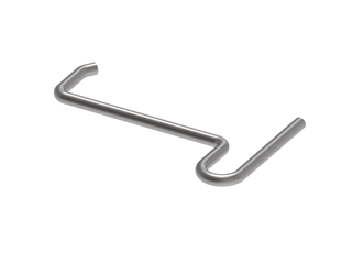 TECE Ablauf drainprofile fl., 40, Auslauf seitlich, Entnahmehaken
