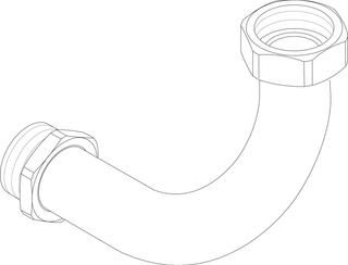 BOSCH Ersatzteil TTNR: 8735300125 Rohr DN32 35 x 1.5 Rücklauf