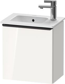 Duravit Waschtisch-Unterschrank D-Neo 41x27,4x44cm, 1 T, An R, sw/w hgl