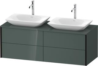 DU WTU wandhängend XViu 509x1400x550mm 4SK,Schwa.M./Dol.Gr.HGL/ES Ahorn beids.
