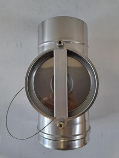 ETA Rauchrohrelem. m Rev.-Oeffnung D=150 inkl. Dichtung, Nutzlaenge 270mm