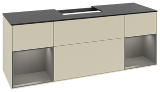 V&B WT-Unterschrank Wandbel. Finion 160cm, Pl b m, Rg A m Lac, si Gr m Lac