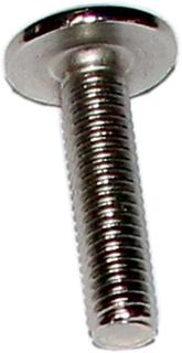 Wolf Flachkopfschraube M6x25, vernickelt