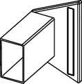 TECE Luftauslass für TECElux WC-Module