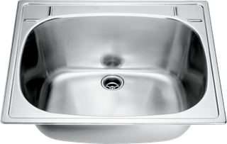 Aquarotter Ausgussbecken Sirius BS340 565x230x475mm, Chr.-Ni.-St. seidenmatt