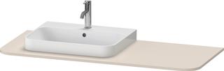 Duravit WT-Konsole Happy D.2 Plus 130x55cm, m 1 AS, Beck. li, Tau matt