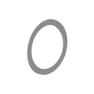 DO Scheibe ERSATZTEILE 081010624 D 46,5 x 37 x 1 mm