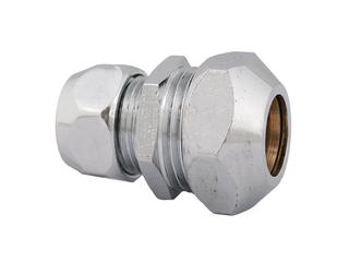 Schlösser Doppel-Quetschvsb. 1888 DN 10, 1/2"x12mm, reduziert, verchromt