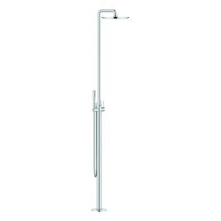 GROHE Fertigmontageset Essence UP-Brause-EHM, Bodenmontage, chrom