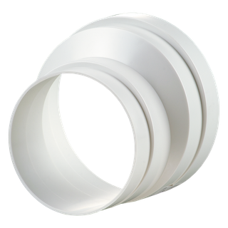Blauberg Rohrreduzierung BlauPlast RSE 100/125 d= 125mm, asymmetrisch