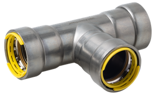 AIPS T-Stück VSH PowerPress C9414G 1", Stahl, HNBR O-Ring, DW-Kontur