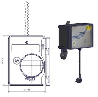 Zumikron Ceramic RV 140x200 Outdoor ohne Edelstahltür, kurzer Isolator