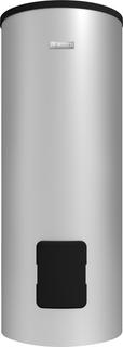 Warmwasserspeicher Stora rund, silber