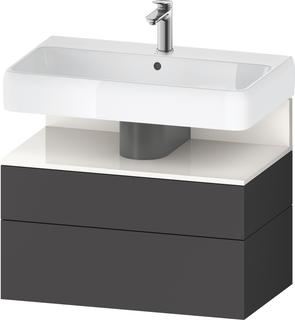 Duravit Waschtisch-Unterschrank Qatego 79x47x59cm, w g/Gra m, 1 Kast, m B