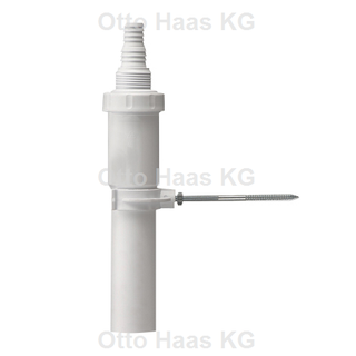 HAAS Verstellrohr DN 40, 1 1/2", m Kom-Gerät. 3/4"/1"/G1