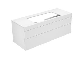 Keuco WT-Unterschrank Edition 400 31583 140x54,6x53,5cm, 2 AZ, o Hahnloche, w/an