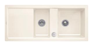 V&B Spüle Subway 80 m Abl.garn + Exzenter, crema CeramicPlus