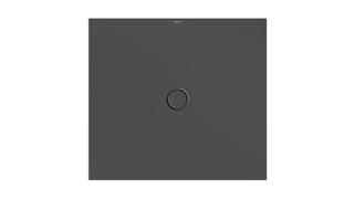 Duschfläche BetteFloor 8735 110x100cm, Gl, Mini-Wannenträger, raven