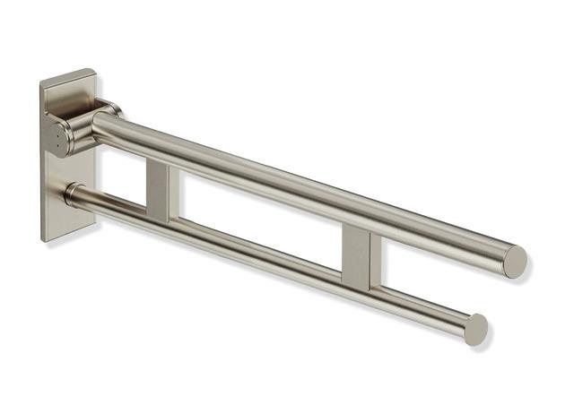 Artikelbild 1 des Artikels „HEWI Stützklappgriff System 900 PVD Duo o. Zusatzfunktion, 862mm, ni. gebürstet 862 mm | PVD, nickel gebürstet“