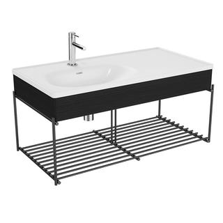 VitrA Möbelwaschtisch-Set Equal 102,5x52cm, MWT asy, w, Ab., m Bl. s-Ei