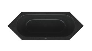6-Eck-Badewanne BetteStarlet 2040 188x70x42cm, Glasur, midnight