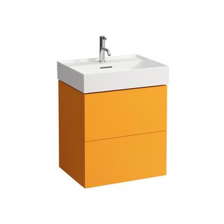 Laufen Waschtisch-Unterschrank KARTELL 58x60x45cm, 2 Schubladen, ockerbraun