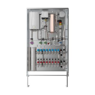 Strawa Whg-Station Friwara WSHY1-FB18-Cu 6 HK, Hyb., 11-13,5 kW, Unterputzschrank