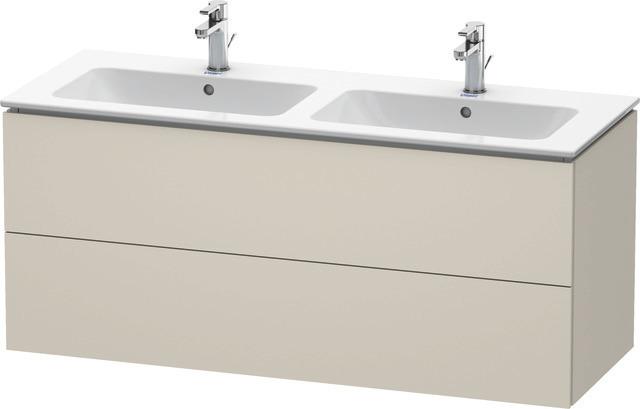 Artikelbild 2 des Artikels „Duravit Waschtisch-Unterschrank L-Cube 129x48,1x55cm, 2 Schub., wandh, Tau matt taupe matt“