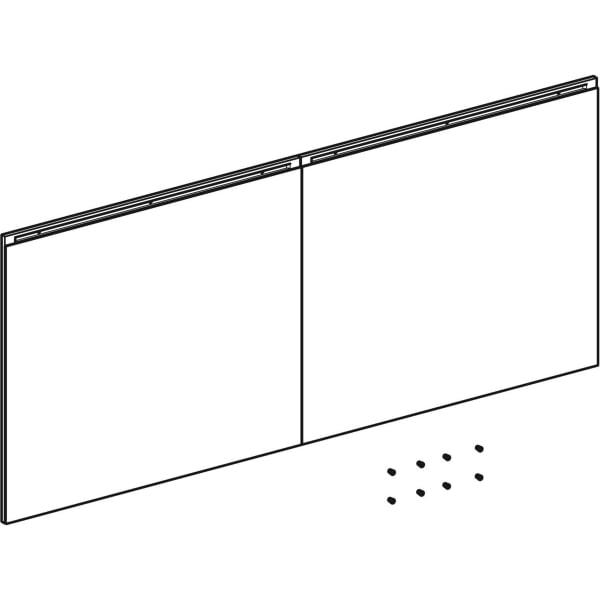 Artikelbild 2 des Artikels „GE Schubladenfronten Set für Acanto Unterschrank f. WT B:120cm, lava “