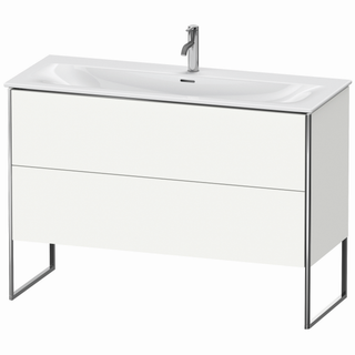 DU WTU XSquare boden.,592x1210x478mm 2Auszüge,weiß seidenmatt ES Ahorn
